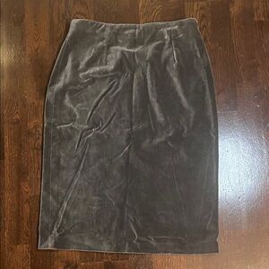 MaxMara Charcoal Pencil Skirt